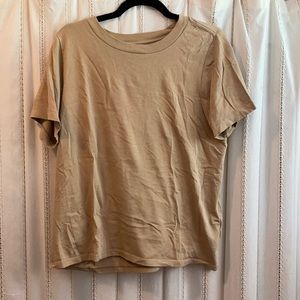 Madewell t shirt brown/tan size large
